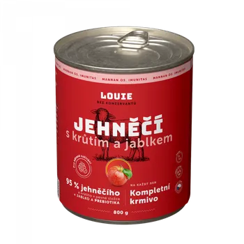 Krmivo pro psa Jehněčí s krůtím, jablkem a prebiotiky 800g