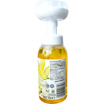 Mýdlo Pěnové mýdlo na ruce s vůní banánu a glycerinem 300 ml