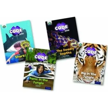 Cizí jazyk Project X CODE Extra: Green Book Band, Oxford Level 5: Jungle Trail and Shark Dive, Mixed Pack of 4 - Pimm, Janice a Powell, Jillian a Scott, Kate