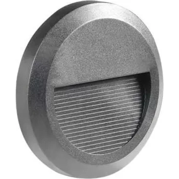 Venkovní osvětlení Optonica Svítidlo fasádní LED Step Light Round Grey 2W, 230V Neutrální bílá
