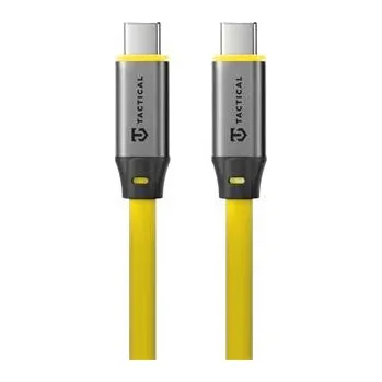 Datový kabel Tactical Fat Man 2.0 Cable USB-C/USB-C 1m Yellow