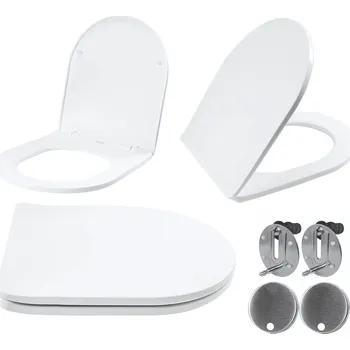 Rea WC prkénko CARLO FLAT UF, bílá