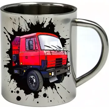 Moon River nerezový hrnek s nákladním autem České výroby (hrnek nerezový dvouvrstvý)