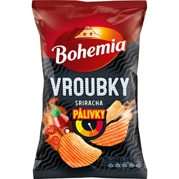 Chips Bohemia Vroubky Pálivky Sriracha 120g