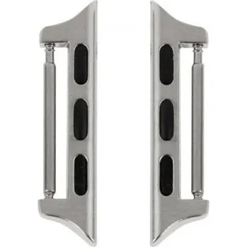 Řemínek na hodinky Náhradní kovová přezka s osičkou k řemínku pro Apple Watch Ultra 49mm / 46mm / 45mm / 44mm / 42mm - 2 ks - stříbrná