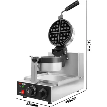 Vaflovač G.Gastro Vaflovač - jednoduchý - 180° rotace | Vaflovač