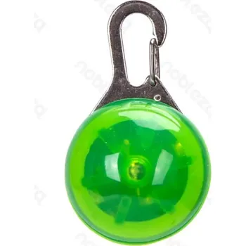 Hračka pro psa LED přívěsek Nobleza pro psa kruh 5,3 cm Barva: Zelená