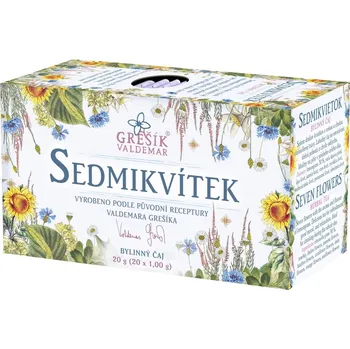 Valdemar Grešík Sedmikvítek 20x 1 g Čaj Valdemar Grešík Sedmikvítek 20x 1 g