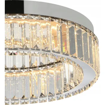 AZzardo 40 kulatý Stropní Svítidlo , stříbrné