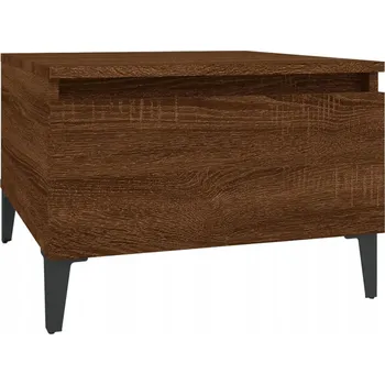 Konferenční stolek Odkládací stolek, hnědý dub, 50x46x35 cm, materiál d