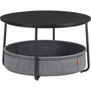 Konferenční stolek Konferenční stolek Vasagle Moris 02 75 cm černý