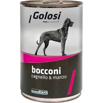 Krmivo pro psa Zoodiaco Golosi Bocconi - Jehněčí a hovězí s rýží 400 g