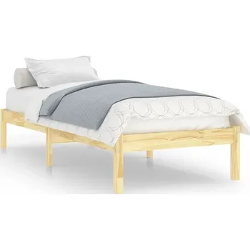 Postel Jednolůžková dřevěná postel VidaXL 810002 90x200 cm, odstíny hnědé