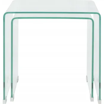 Konferenční stolek Čtvercový stolek VidaXL, 42 x 42 x 41,5 cm, růžové odstíny