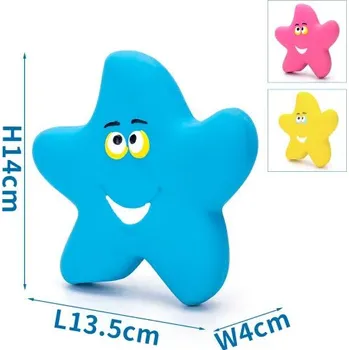 Hračka pro psa Latexová hvězdička Nobleza hračka pro psa 14 cm Barva: Růžová