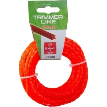 Struna do sekačky Žací struna KROUCENÉ DO KOSY KŘOVINOŘEZU 3mm x 15m