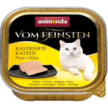 Krmivo pro kočku Animonda Vom Feinsten Sterilized - Krůta a sýr 100g