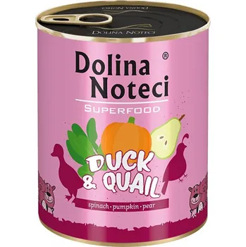 Krmivo pro psa DNP S.A. Dolina Noteci Superfood - Kachna a křepelka 800g