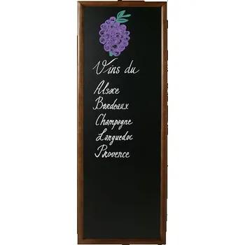 výuková tabulka CONTACTO Tabule na menu v dřevěném rámu 1200x560 mm, tmavě hnědá | CONTACTO, 7684/120