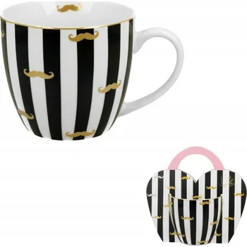 Hrnek Duo Vousy porcelán 460 ml