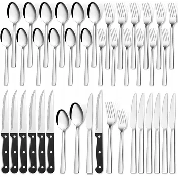 Příbor SADA PŘÍBORŮ STŘÍBRNÉ NEREZOVÉ PŘÍBORY PRO 6 OSOB SADA 36 KUSŮ