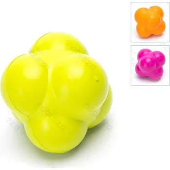 Hračka pro psa Odolný míč hexagon pro psa Nobleza - 6,8 cm Barva: Žlutá