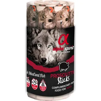Pamlsek pro psa Alpha Spirit 16 Sticks - Šunkové tyčinky 160g