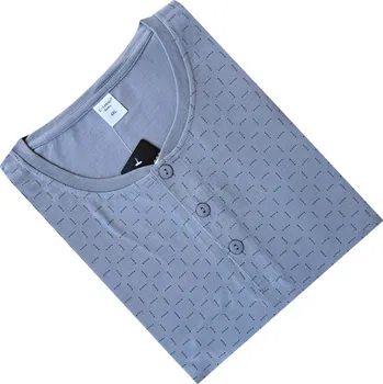 Pánská noční košile Pánská bavlněná noční košile big C-lemon - T Barva: Šedá, Velikost: 3XL