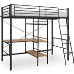 Kovová dvoulůžková postel VidaXL 90x200 cm, kovová