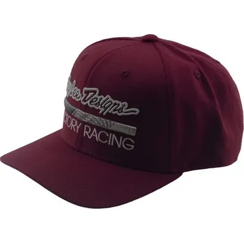 Módní doplněk Troy Lee Designs Kšiltovka Troy Lee Designs FACTORY RACING, burgundy-gray - Uni