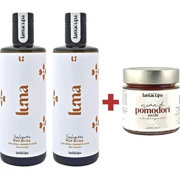 Rostlinný olej 2x Lamacupa Luma 500 ml + krém ze sušených rajčat ZDARMA