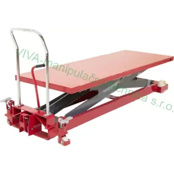 Plošinový vozík Manuální zdvihací stůl 1000 kg, 1360 mm