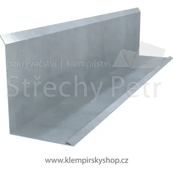 Střešní lemovaní Střechy Petr Lemování ke zdi 200 mm AL+ Barva: bílá RAL 9010
