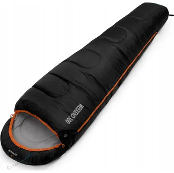Spacák Spací pytel mumie Bergson WEEKEND 300 Černý