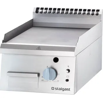 Kuchyňský gril STALGAST Grilovací deska plynová, vestavná, hladká 400x700x250 mm, G20 | STALGAST, Linia 700