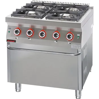 Sporák KROMET Plynový vařič 4-hořáky plynová trouba | KROMET, 700.KG-4/PG-2