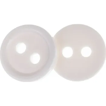 Knoflík Bellatex Knoflík sada 6 ks průměr 13 mm Bílá
