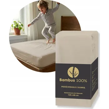 Prostěradlo Prostěradlo BAMBUSOWE s gumou 160x80 / 70