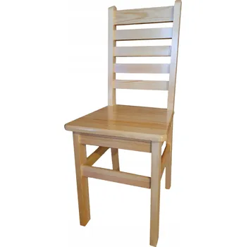 Jídelní židle Dřevěná židle, barva borovice, vodorovné DH