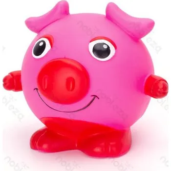 Hračka pro psa Vinylové zvířátka Nobleza pro psa - krokodýl, kuře a prasátko Barva: Růžová