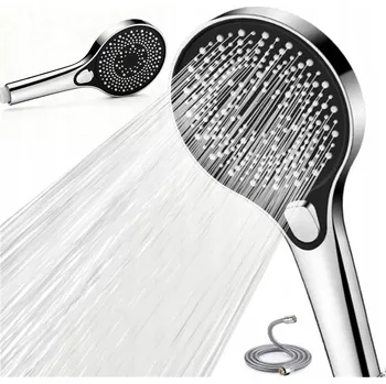 Sprchová hlavice SUPER ÚSPORNÁ SPRCHOVÁ SPRCHOVÁ HLAVICE ZVYŠUJÍCÍ TLAK S TURBÍNOU CHROM