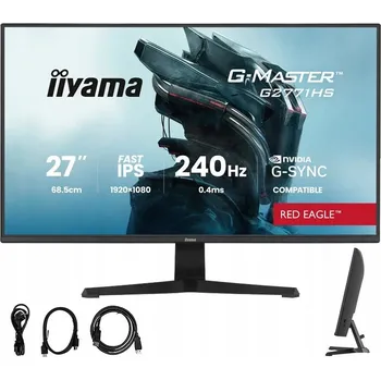 Monitor Iiyama G-MASTER G2771HS-B1 LED monitor 27" 1920 x 1080 px IPS / PLS