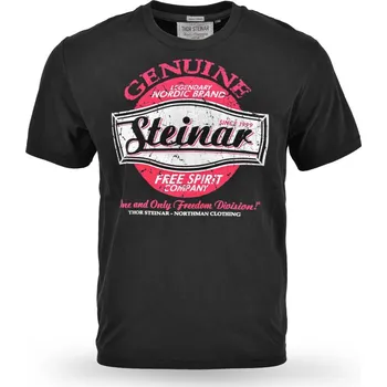 Pánské tričko Thor Steinar Tričko Genuine schwarz Barva: Černá, Velikost: XL