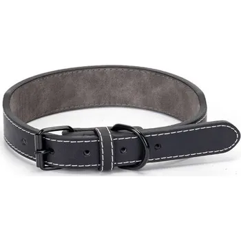 Obojek pro psa Obojok Nobleza s prackou pre psa XS 57cm - 3 farby www.anipet.sk Barva: Černá, Velikost: XS