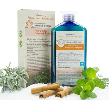 Antiparazitikum pro psa Arava Bylinný antiparazitní šampon pro dospělé psy 400ml