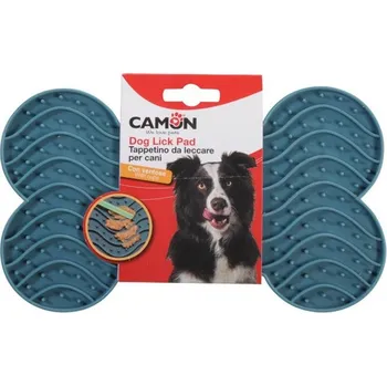 Pelíšek pro psa Olizovací podložka Camon pro psa 22x13 cm Barva: Šedá