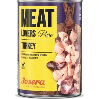 Volný čas Josera Meat Lovers Dog Pure - Krůtí 800g