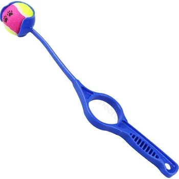 Hračka pro psa Nobleza Házeč na míč pro psa Tennis - 45 cm - Modrá