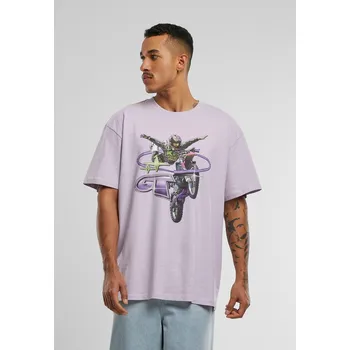Pánské oblečení Moto GT Oversize Tee lila Mister Tee šedá 2854261