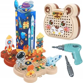 ostatní stavebnice 3D stavební Stavebnice KOSMOS Iso Trade 161dílný šroubovák Dárek pro děti